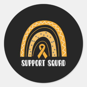 Support Squad Complex Regional Pain Syndrome Aware Classic Round Sticker