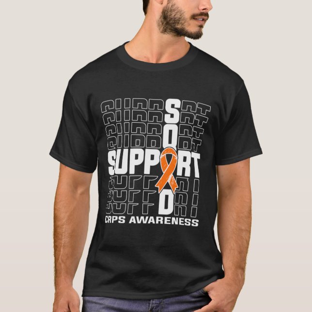 Support Squad Crps Awareness  T-Shirt (Front)