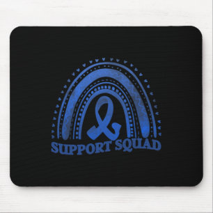 support squad diabetes awareness blue ribbon mouse mat