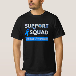 Support Squad - Diabetes Awareness Month Design T-Shirt