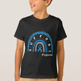 Support Squad Diabetes Rainbow T1d T2d Warrior T-Shirt