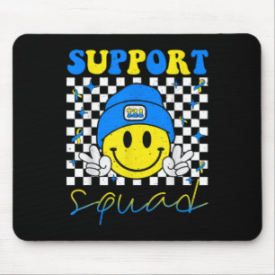 Support Squad Down Syndrome Awareness Day Groovy Mouse Mat