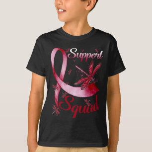 Support Squad Dragonfly Brain Aneurysm Awareness T-Shirt