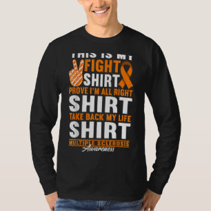 Support Squad Figh I Ed Ms Multiple Sclerosis Day T-Shirt