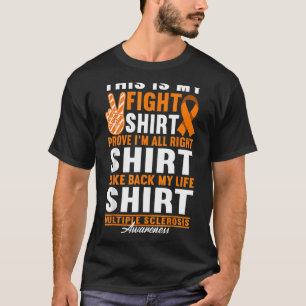 Support Squad Figh I Ed Ms Multiple Sclerosis Day T-Shirt