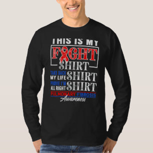 Support Squad Figh I Lung Disease Pulmonary Fibros T-Shirt