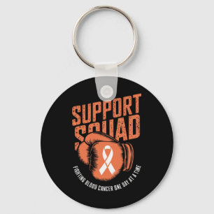 Support Squad Fighting Blood Cancer Awareness Oran Key Ring
