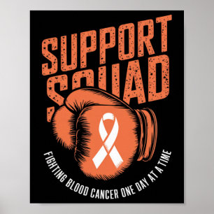 Support Squad Fighting Blood Cancer Awareness Oran Poster