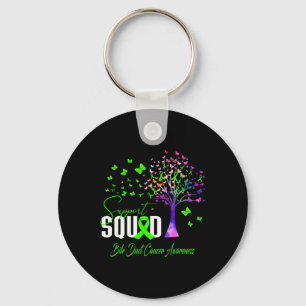 Support Squad For Bile Duct Cancer Awareness  Key Ring