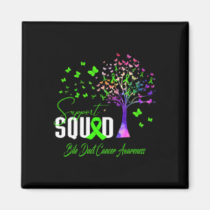 Support Squad For Bile Duct Cancer Awareness Magnet