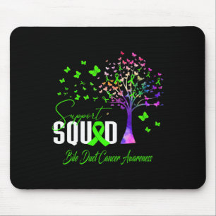 Support Squad For Bile Duct Cancer Awareness Mouse Mat
