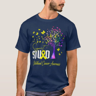 Support Squad For Childhood Cancer Awareness 3624 T-Shirt