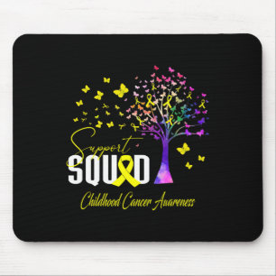 Support Squad For Childhood Cancer Awareness Mouse Mat