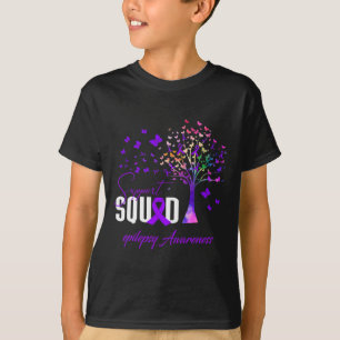 Support Squad For Epilepsy Awareness T-Shirt