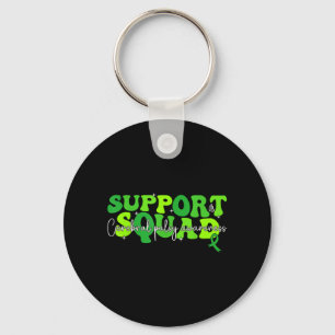 Support Squad Green Ribbon Cerebral Palsy Key Ring