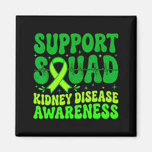 Support squad green ribbon kidney disease magnet