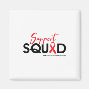 Support Squad - Heart Disease Awareness Magnet