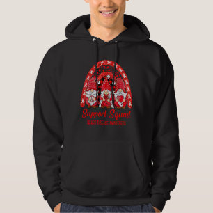 Support Squad Heart Disease Awareness Month Gnomie Hoodie