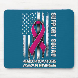 Support Squad Hemochromatosis Awareness Joke Mouse Mat