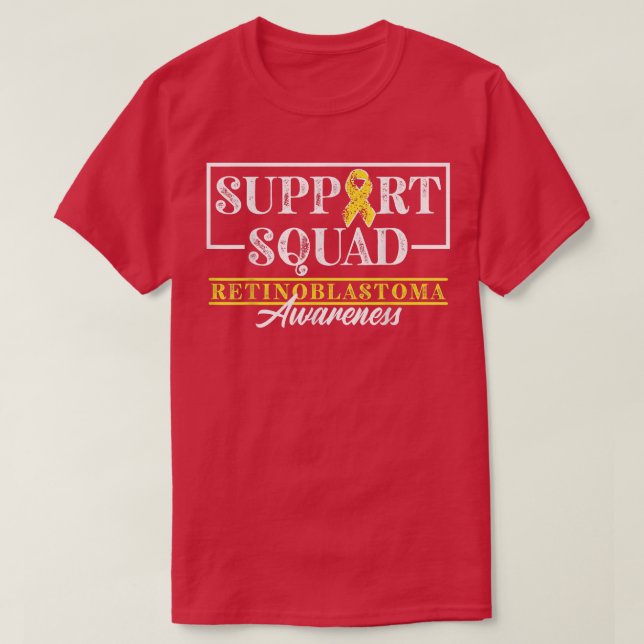 Support Squad I Childhood Retina Cancer I Retinobl T-Shirt (Design Front)