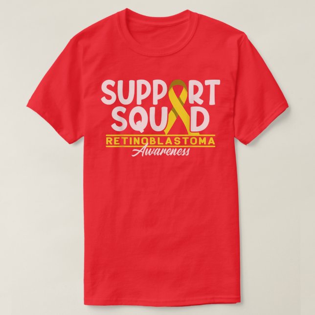 Support Squad I Childhood Retina Cancer I Retinobl T-Shirt (Design Front)