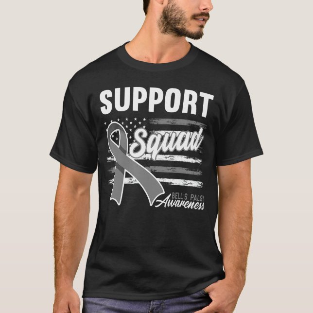 Support Squad I Facial Muscles Paralysis I Bells P T-Shirt (Front)