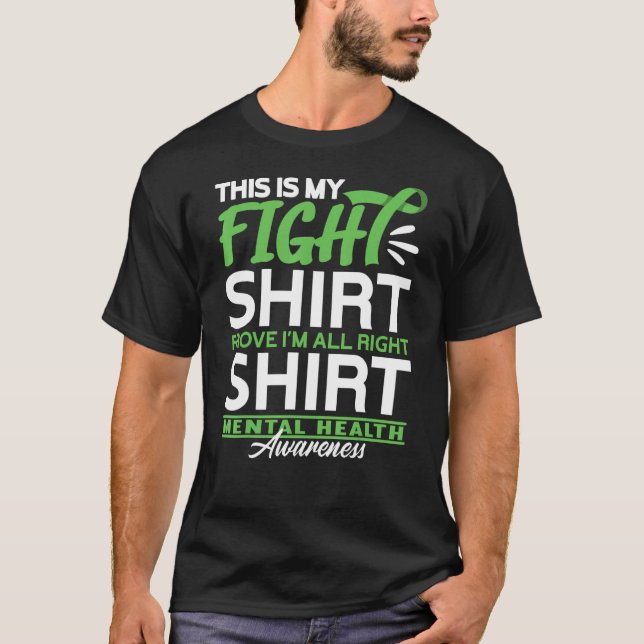 Support Squad I Figh I Depression & Mental Health  T-Shirt (Front)