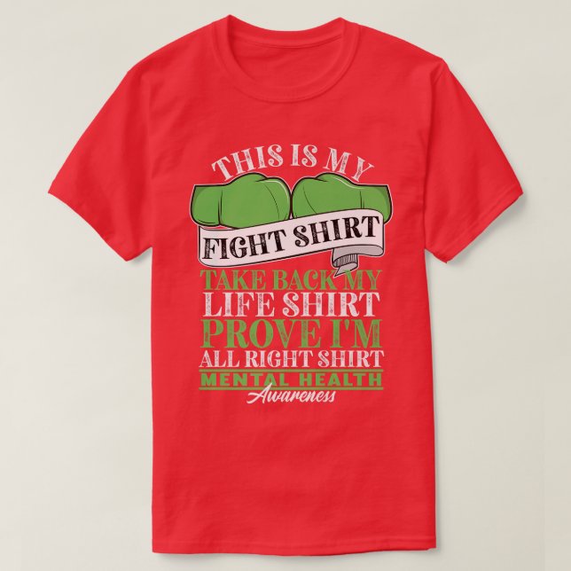 Support Squad I Fight Shirt I Depression & Mental  (Design Front)