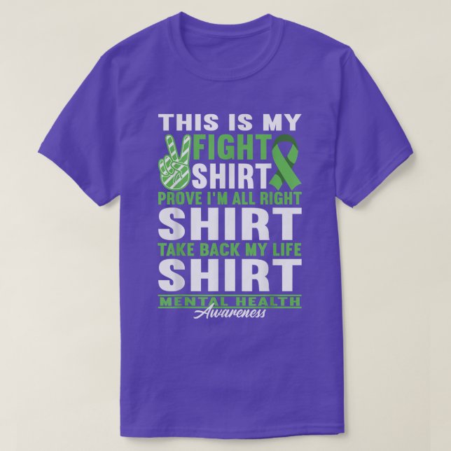 Support Squad I Fight Shirt I Depression & Mental  (Design Front)