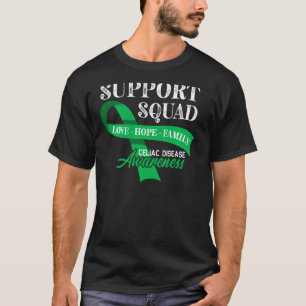 Support Squad I Gluten Free Coeliac Celiac Disease T-Shirt