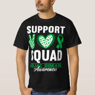 Support Squad I Gluten Free Coeliac Celiac Disease T-Shirt