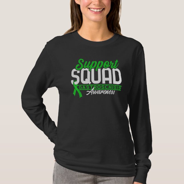 Support Squad I Intestines Birth Defect I Gastrosc T-Shirt (Front)