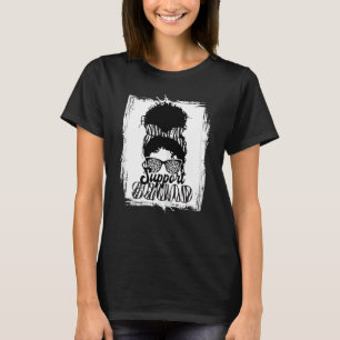 Support Squad I Zebra Ribbon I Ehlers Danlos Syndr T-Shirt