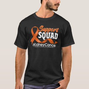 Support Squad Kidney Cancer Awareness Gift  T-Shirt