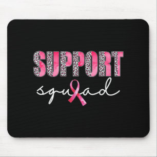 Support Squad Leopard Pink Warrior Breast Cancer A Mouse Mat