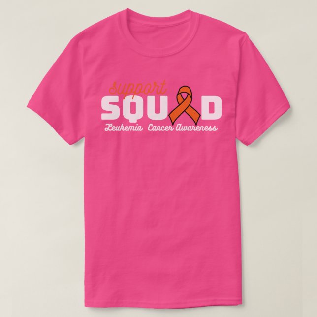 Support Squad Leukaemia 1 T-Shirt (Design Front)