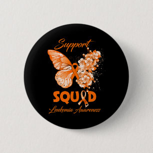 Support Squad Leukaemia Awareness  6 Cm Round Badge