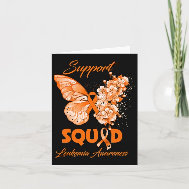 Support Squad Leukaemia Awareness  Card (Front)