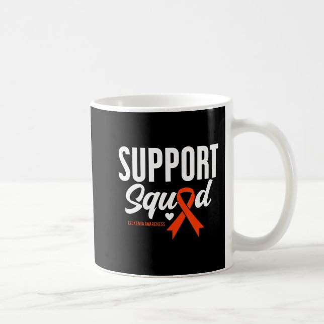 Support Squad Leukaemia Awareness  Coffee Mug (Right)
