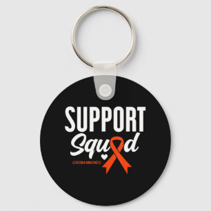 Support Squad Leukaemia Awareness Key Ring