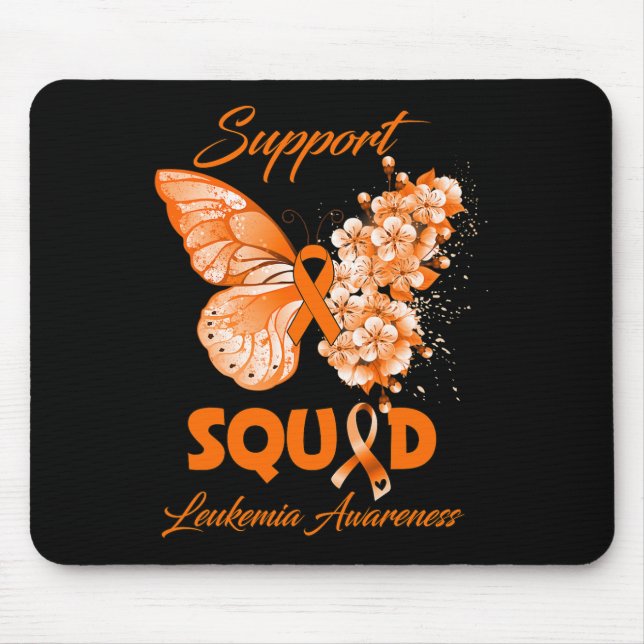 Support Squad Leukaemia Awareness  Mouse Mat (Front)
