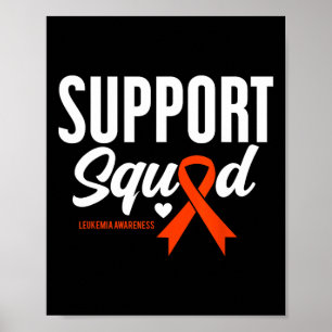 Support Squad Leukaemia Awareness Poster