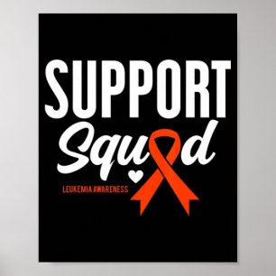 Support Squad Leukaemia Awareness Poster