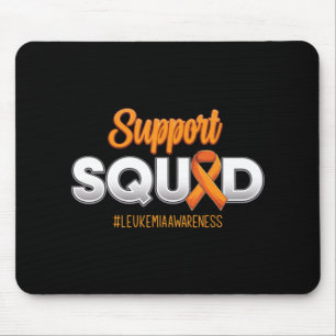 Support Squad Leukaemia Awareness Warrior Fight Fo Mouse Mat