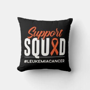 Support Squad Leukaemia Cancer Awareness Gift Cushion