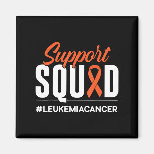 Support Squad Leukaemia Cancer Awareness Gift Magnet