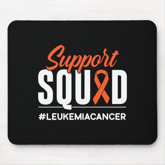 Support Squad Leukaemia Cancer Awareness Gift Mouse Mat (Front)