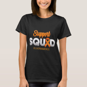 Support Squad Leukemia Awareness Warrior Fight For T-Shirt