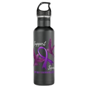 Support Squad Lewy Body Dementia Awareness 710 Ml Water Bottle