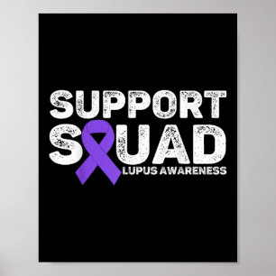 Support Squad Lupus Awareness Month For Men Women  Poster